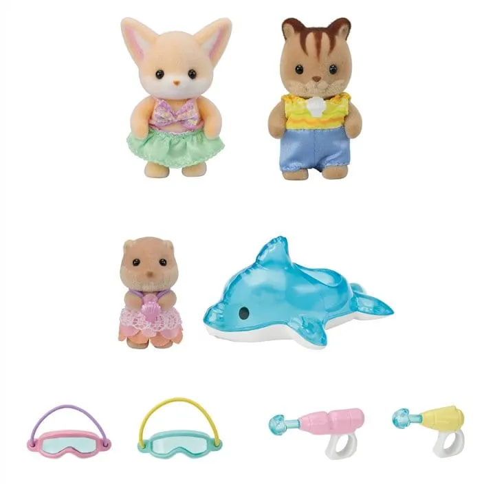 Calico Critters - Nursery Friends: Pool Fun Trio