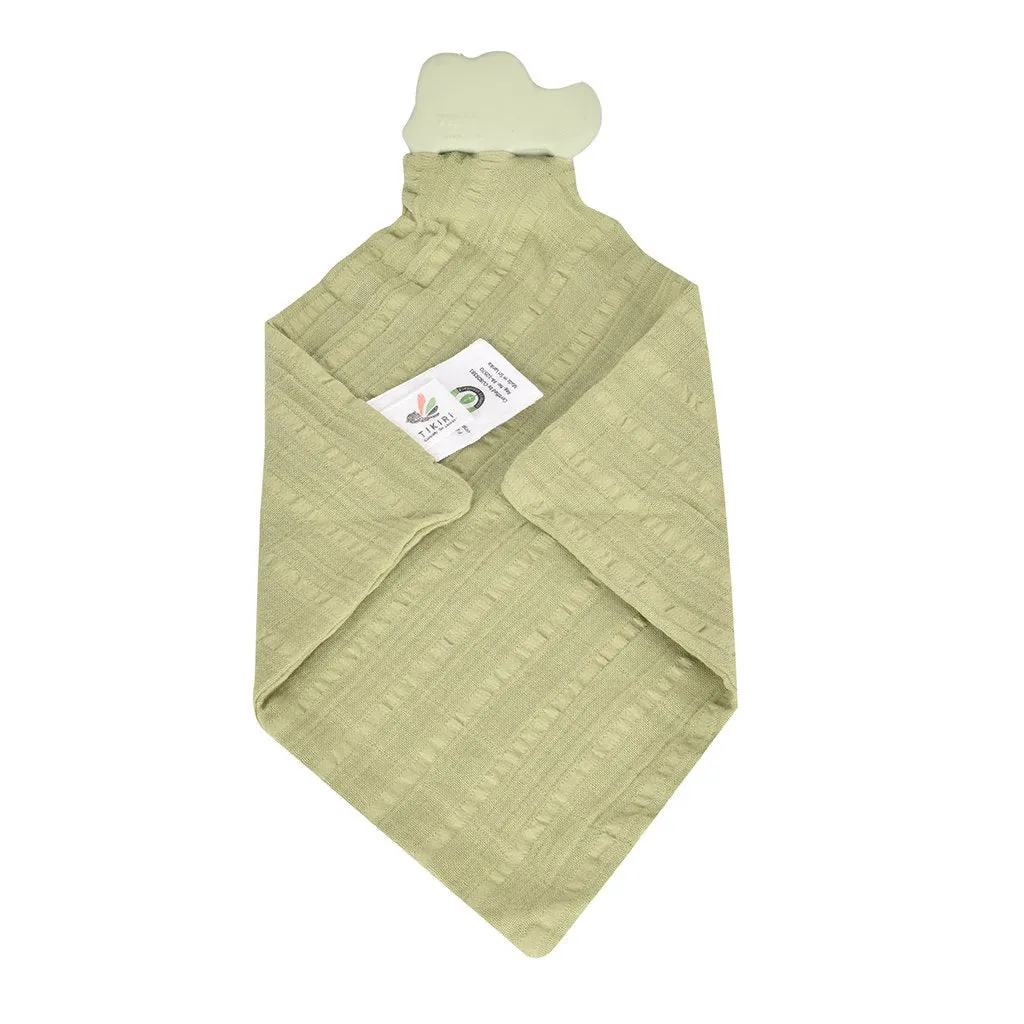 Crocodile Organic Baby Comforter and Teething Toy