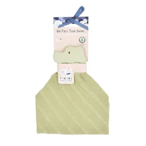 Crocodile Organic Baby Comforter and Teething Toy