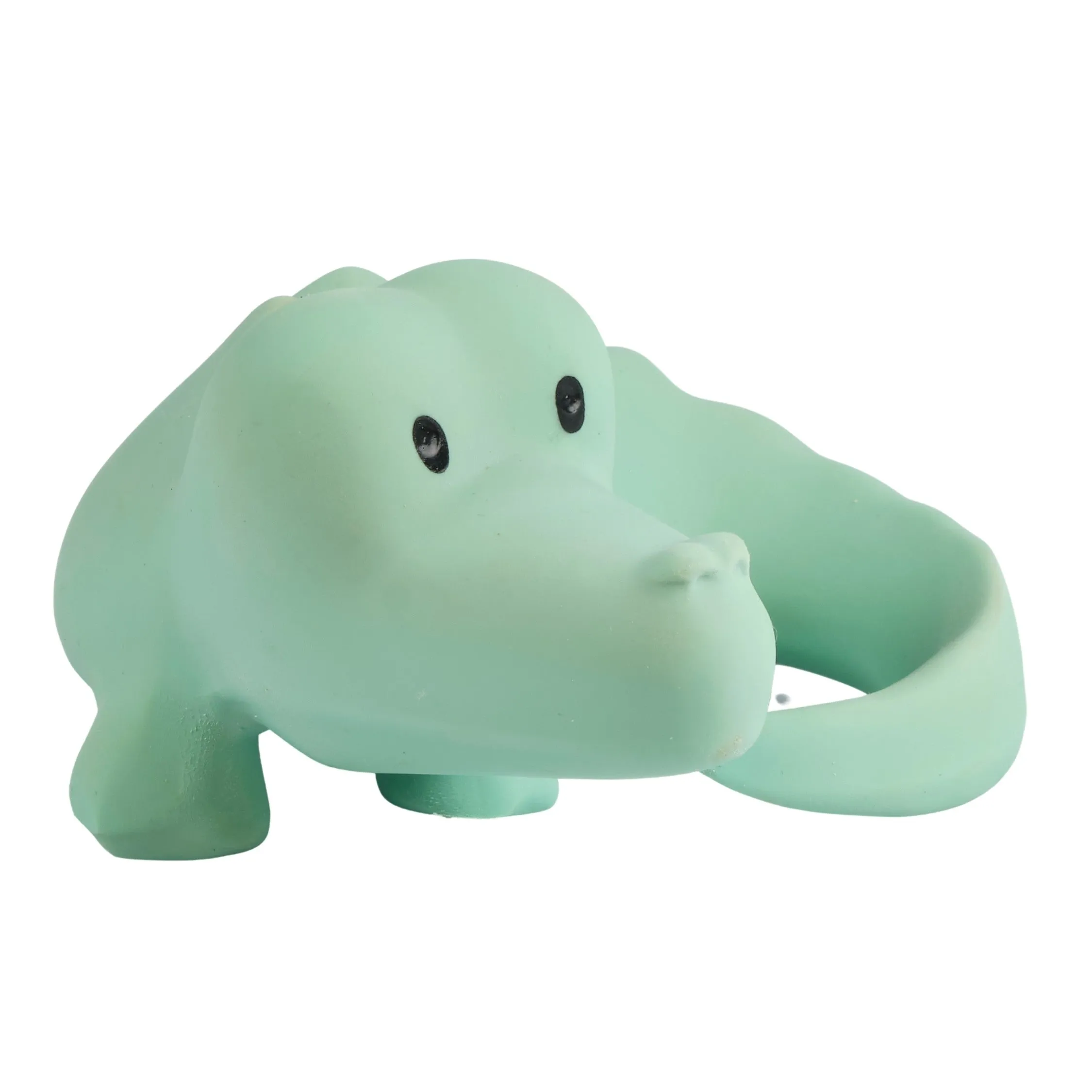 Crocodile - Organic Baby Teether Rattle & Bath Toy