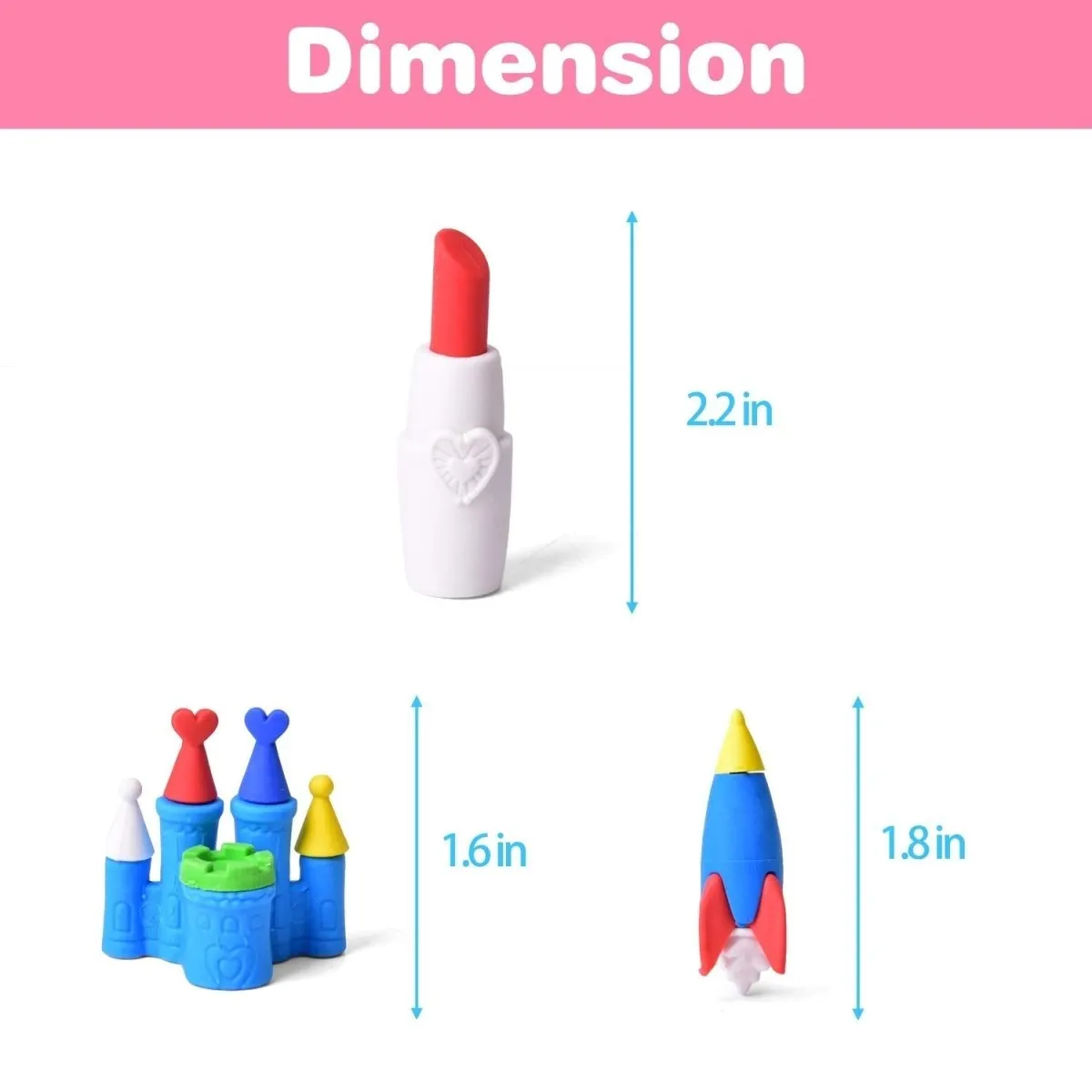 Exciting Puzzle Erasers-Wholesale