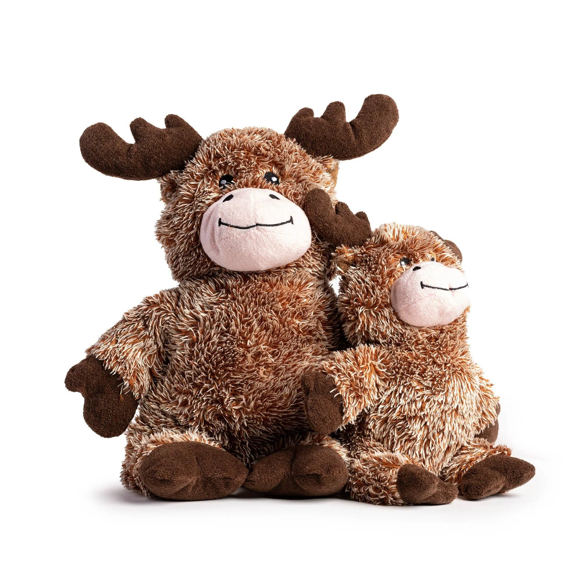 Fabdog | Fluffy Moose Plush Dog Toy