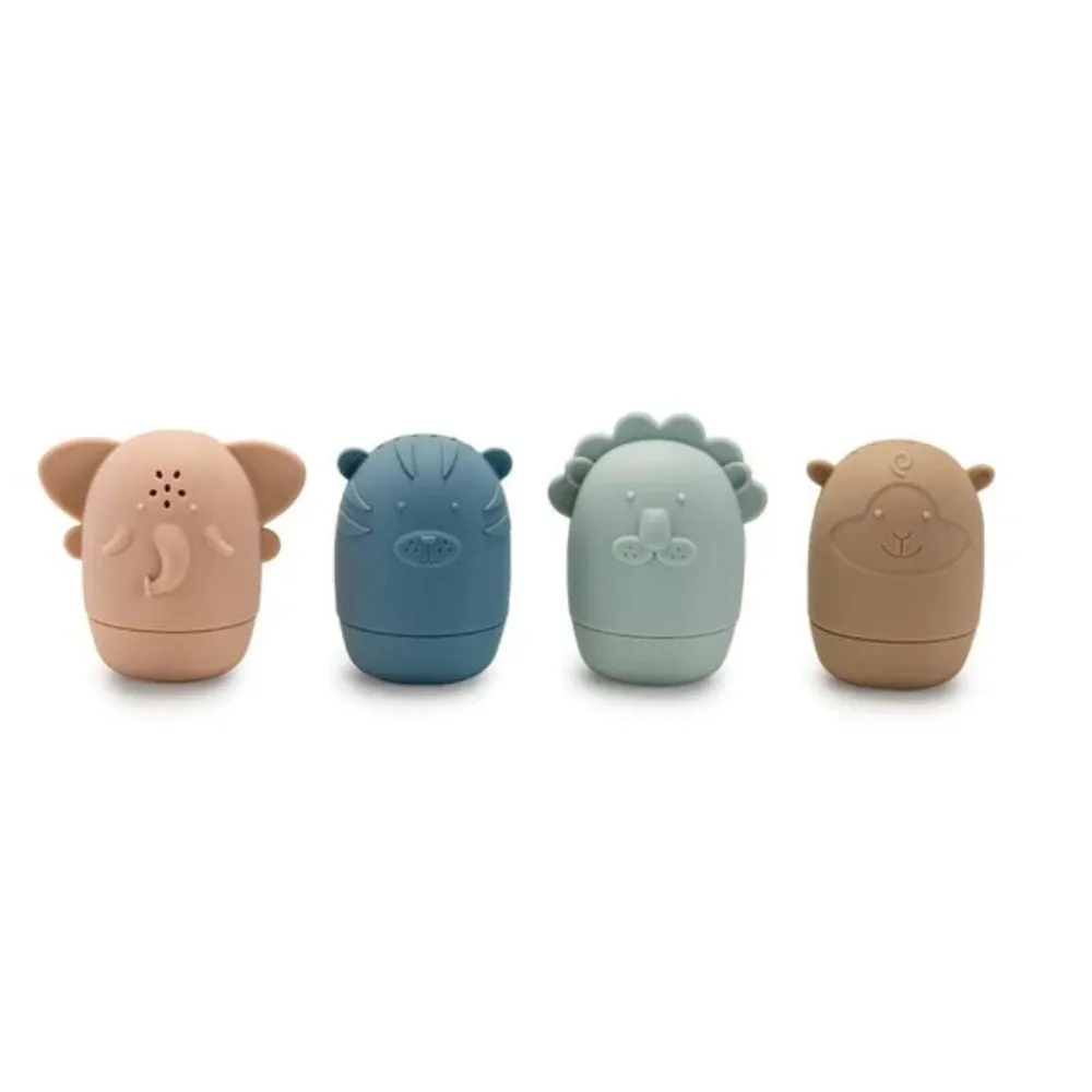 noka Safari Bath Toys - Soft Safari