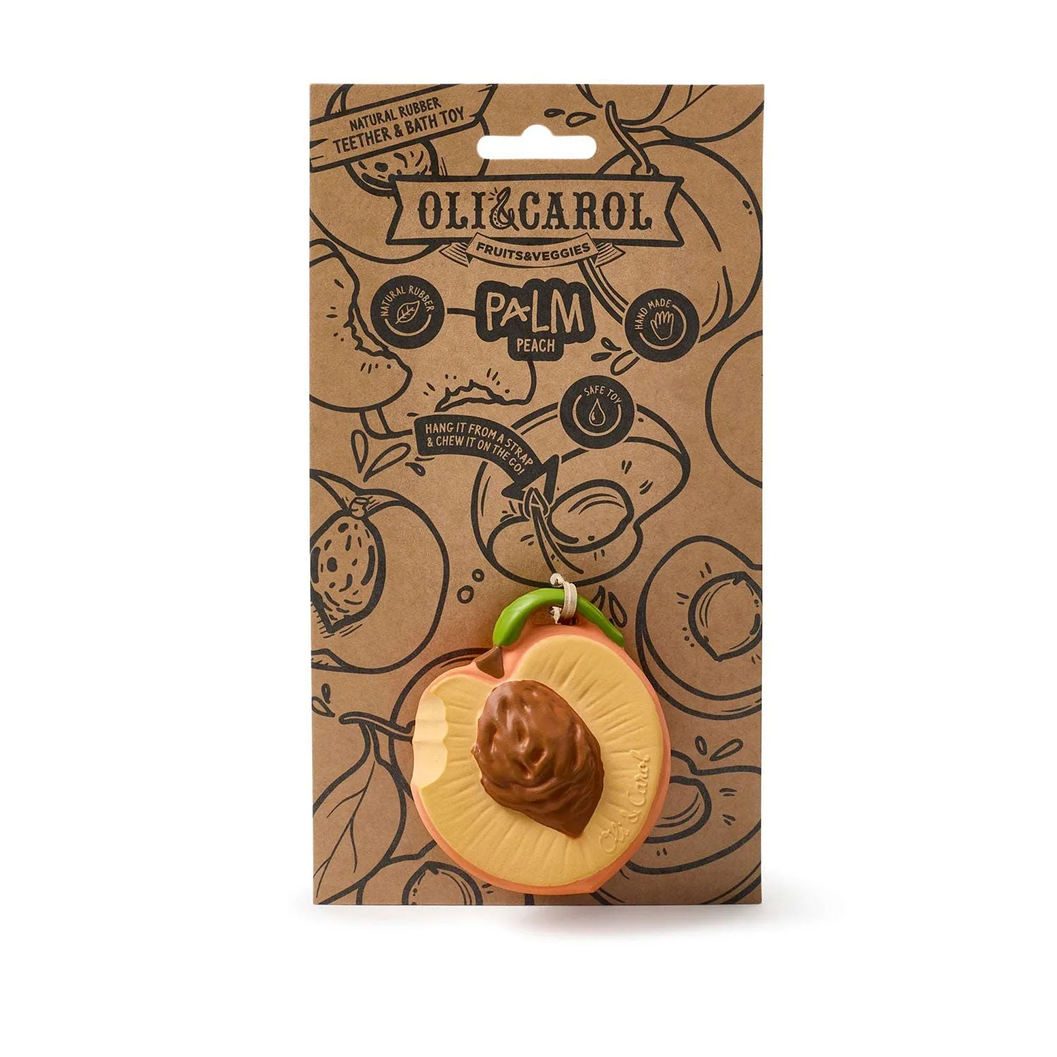 Palm Peach Baby Teether