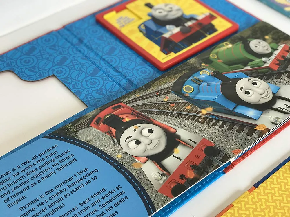 Phidal Thomas & Friends Sliding Tiles Board Book - English