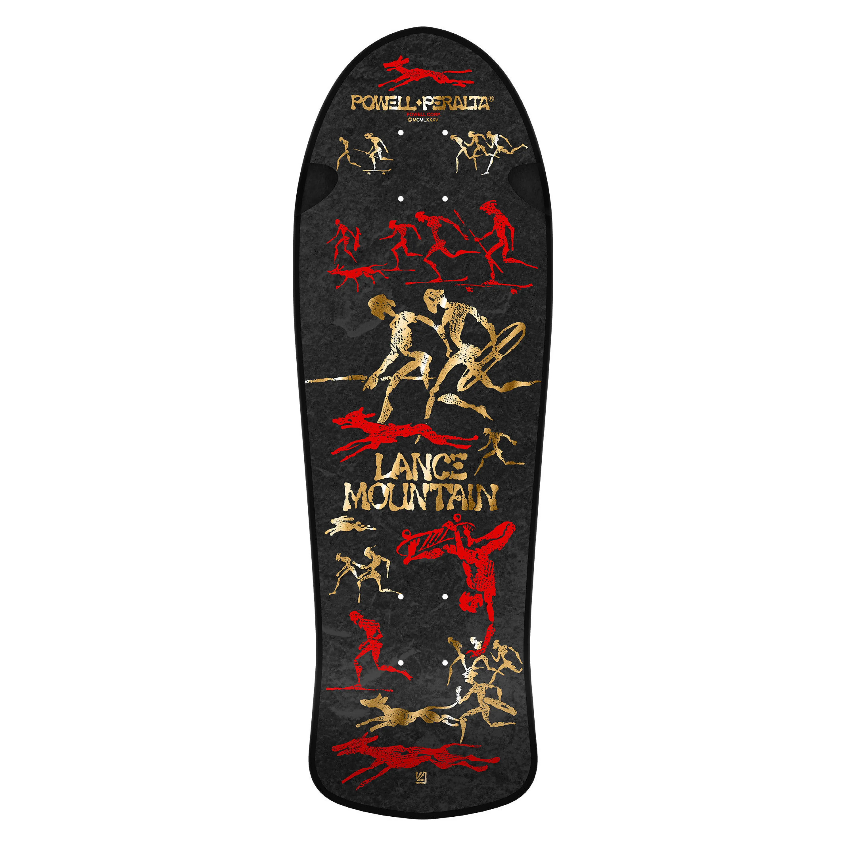 Powell Peralta Bones Brigade Series 16 Lance Mountain Future Primitive Satin Black Deck 9.9