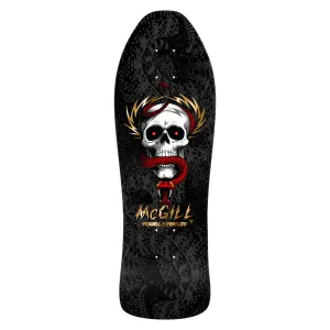 Powell Peralta Bones Brigade Series 16 Mike McGill Skull and Snake Satin Black Deck 9.97
