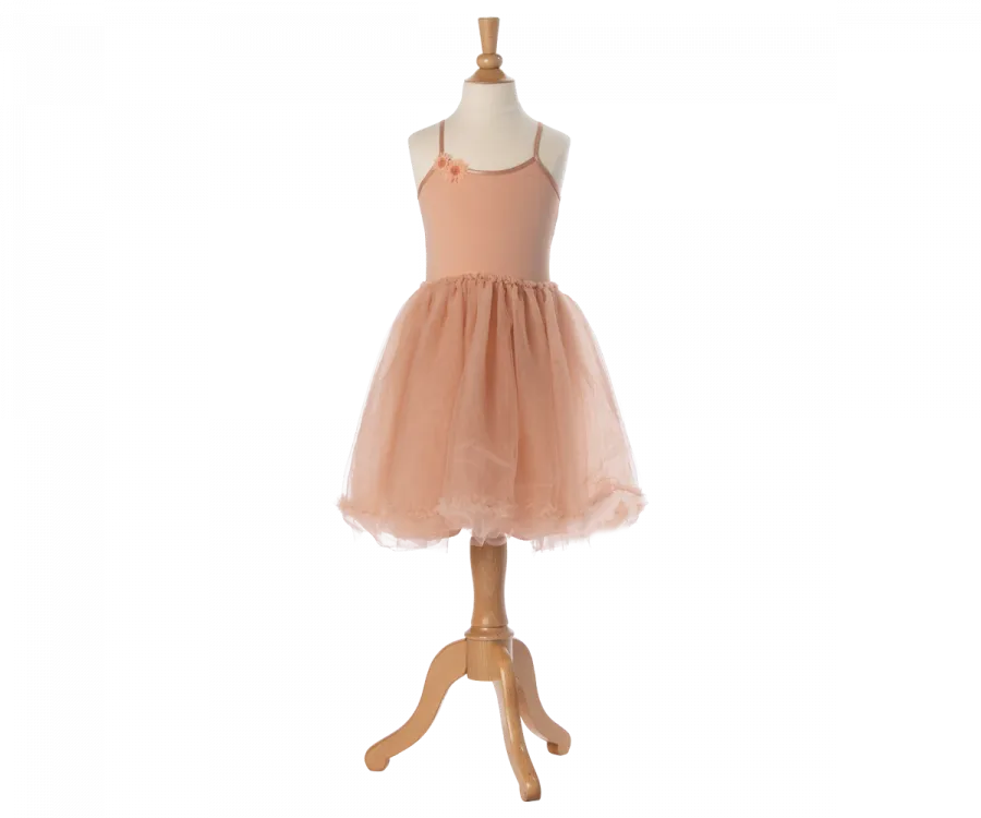 Princess Tulle Dress - Melon (2-3 years)