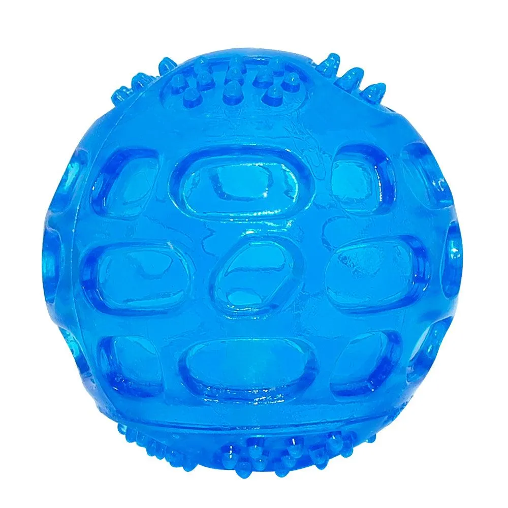 Squeaky Chew Tooth Cleaning Dog's Ball