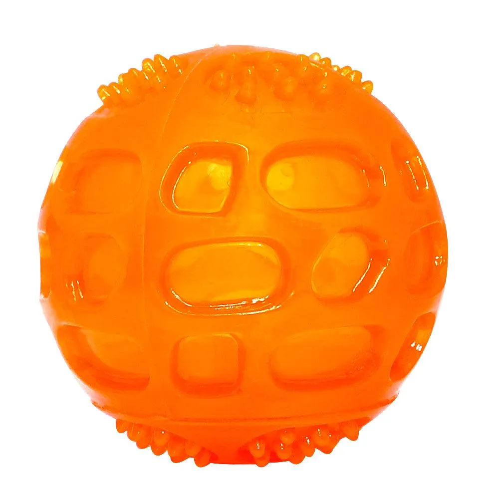 Squeaky Chew Tooth Cleaning Dog's Ball