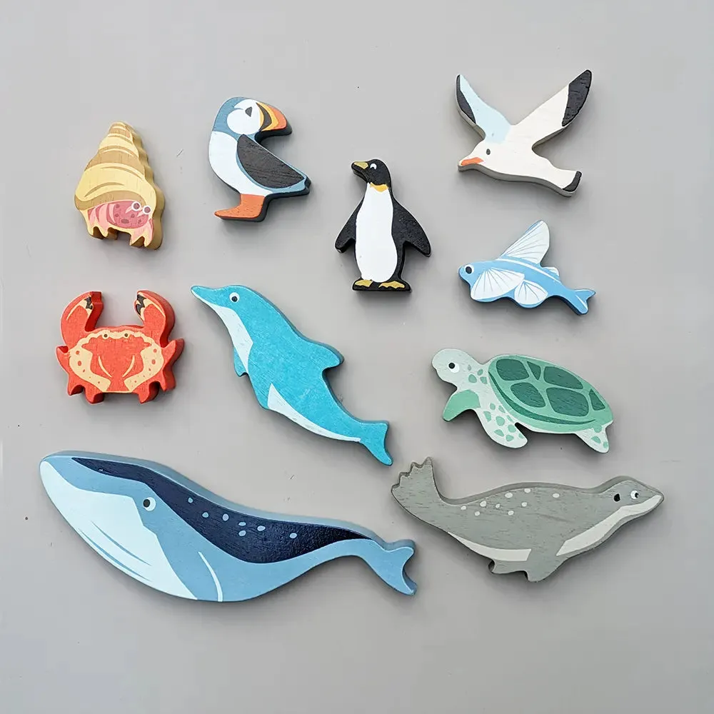 Wooden Coastal Animals Bundle