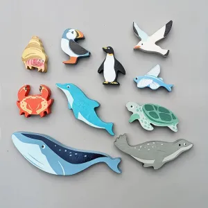 Wooden Coastal Animals Bundle