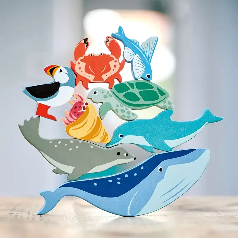 Wooden Coastal Animals Bundle