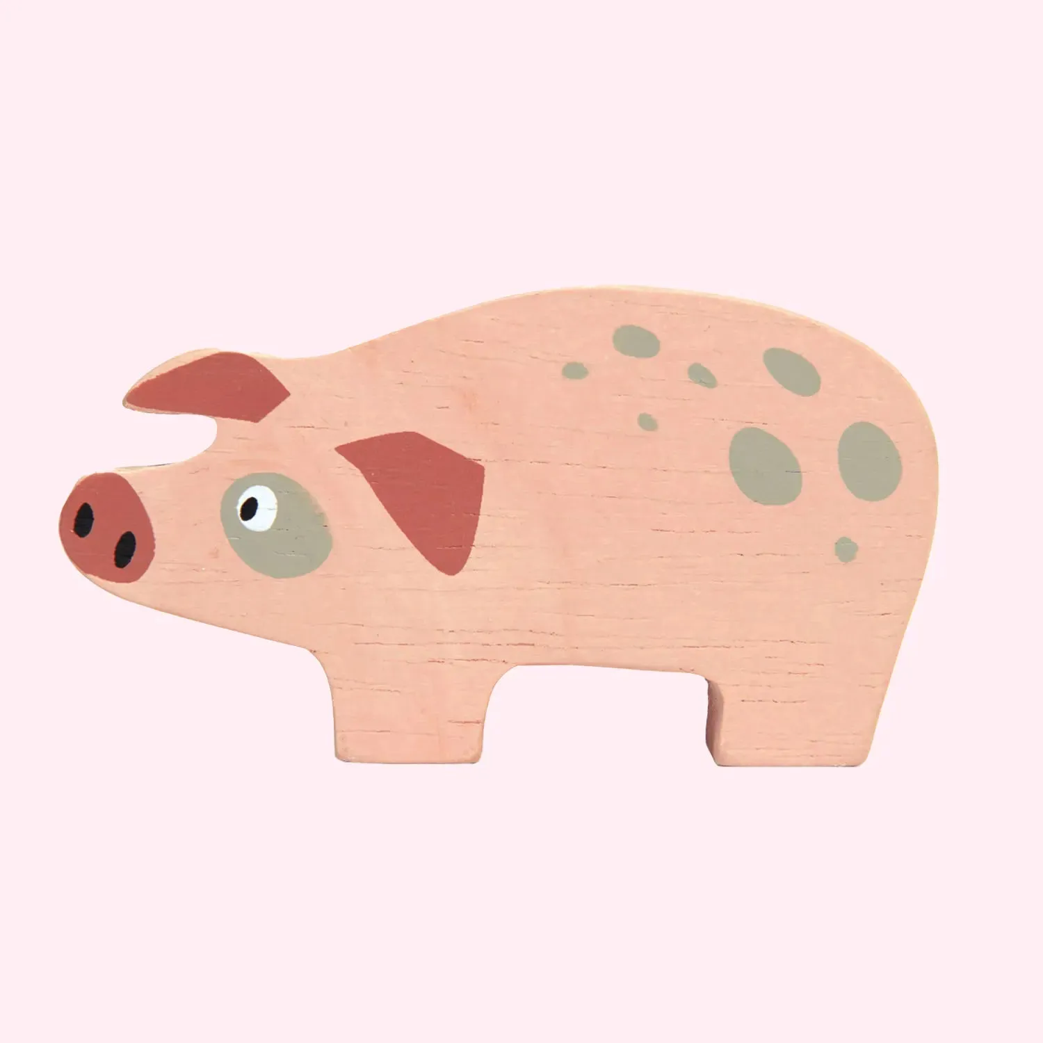 Wooden Farmyard Pig